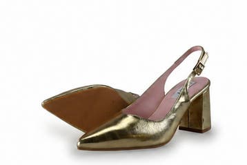 Notre-V Slingbacks in maat 39 Goud, Notre-V, Overige kleuren, Verzenden, Zo goed als nieuw