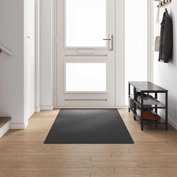 vidaXL Tapijt Loper Donkergrijs 100 x 300 cm 100%, Verzenden, Nieuw