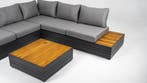 Hoek Loungeset Formentera Aluminium Teak Smoked Grey Datho, Verzenden, Nieuw