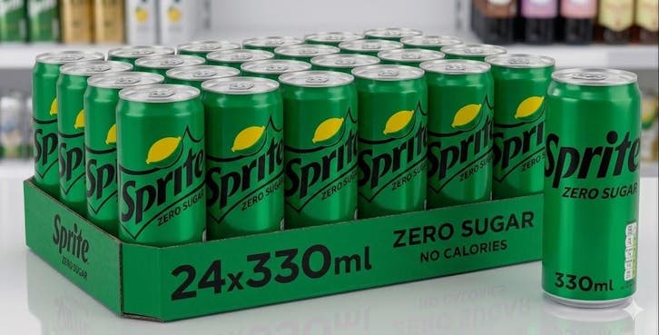Dranken - Frisdrank - Sprite Zero Sugar NL 24x330ml (€, Diversen, Levensmiddelen, Ophalen of Verzenden