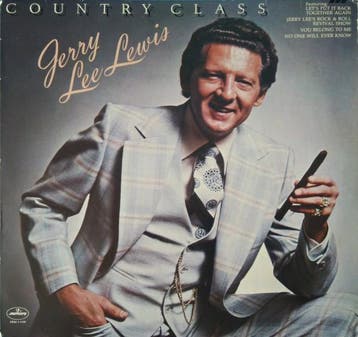 LP gebruikt - Jerry Lee Lewis - Country Class, Verzenden, Zo goed als nieuw, Overige formaten
