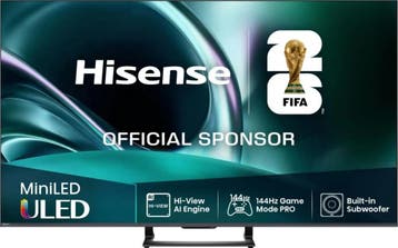 Hisense 65U7QTUK - 65 inch - 4K QLED - 144Hz - Smart TV -, Ophalen of Verzenden, Nieuw