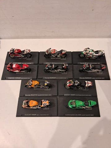 Atlas 1:24 - Model motorfiets (10) - Ducati/ Aprilia/, Nieuw