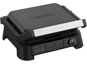 Tefal -   Supergrill 3-in-1 Contactgrill - Zwart, Witgoed en Apparatuur, Verzenden, Nieuw