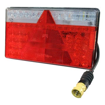Aspöck Achterlicht Multiled II links 5 PINs bajonet yellow, Ophalen of Verzenden, Nieuw