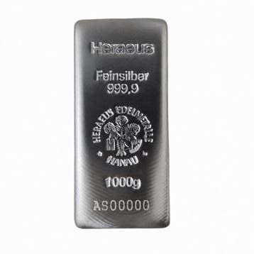 1 kilogram - Zilver .999 - 1 Kilo Heraeus 9999 Fine Silver