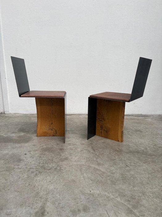 Stoel (2) - Eik, Antiek en Kunst, Curiosa en Brocante