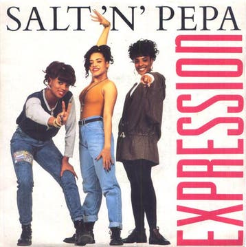 vinyl single 7 inch - Salt N Pepa - Expression, Verzenden, Zo goed als nieuw, 7 inch, Pop