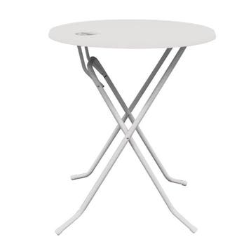 Inklapbare Statafel | DUBAI | Hout/Staal | Wit | In-/Outdoor, Verzenden, Nieuw in verpakking