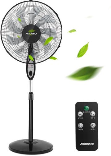 Ventilator staand - Statiefventilator - Staande ventilator -, Verzenden, Zo goed als nieuw