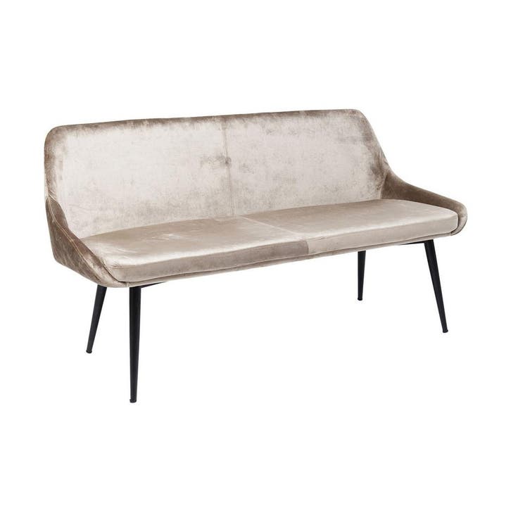 *WOONWINKEL* Kare Design East Side Vintage Fluwelen Bankje, Huis en Inrichting, Banken | Bankstellen, Nieuw, Stof, Verzenden