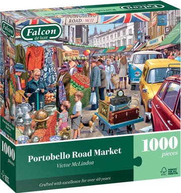 Falcon - Portobello Road Market Puzzel (1000 stukjes) |, Verzenden, Nieuw