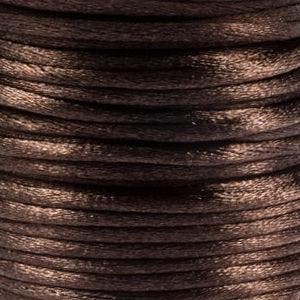 2 meter Macramé Draad 2 mm Dark Andorra Brown, Ophalen of Verzenden, Nieuw, Draad