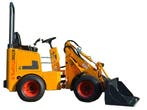 Knikmops Mini Shovels / Kniklader, Wiellader of Shovel