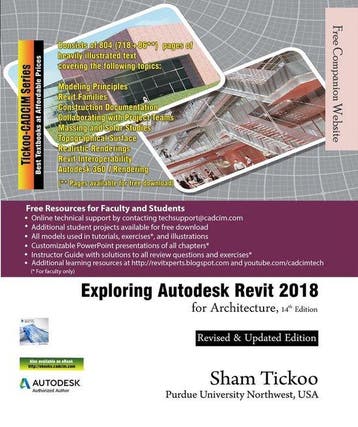 9781942689942 Exploring Autodesk Revit 2018 for Architecture, Verzenden, Nieuw, Sham Tickoo Purdue Univ