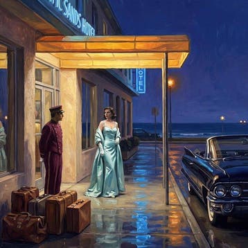Le Yack - Four Suitcases and a Doubt - Hand signed, Antiek en Kunst