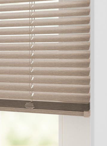 HEMA Jaloezie aluminium geborsteld 25mm champagne, Verzenden, Nieuw