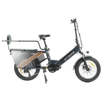 Engwe LE20 Grijs – Elektrische Fatbike Lage Instap Longtail, Ophalen of Verzenden, Nieuw