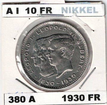België. Albert I. 10 Francs 1930FR morin 380A uitsekende, Postzegels en Munten, Munten | Nederland