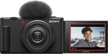 Sony ZV-1F Digitale Compact Vlog Camera - Zwart (In doos), Verzenden, Zo goed als nieuw