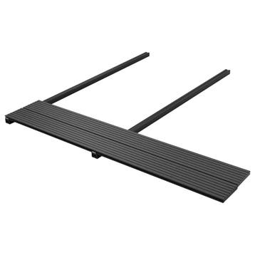 vidaXL Terrasplank 6 st Zwart WPC, Tuin en Terras, Verzenden, Nieuw