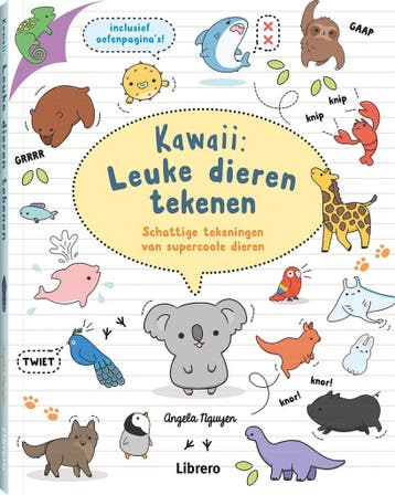 Kawaii: leuke dieren tekenen - Angela Nguyen 9789463591836, Verzenden, Zo goed als nieuw, Angela Nguyen