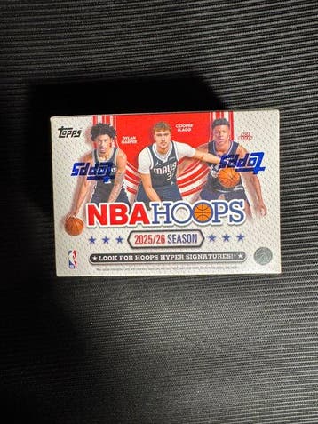 2025/26 Topps NBA Hoops Originele verpakking, Sealed box - 1, Nieuw