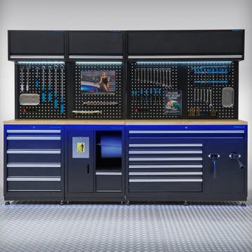 Datona Werkplaatsinrichting PREMIUM met eiken werkblad - 272, Ophalen of Verzenden, Nieuw