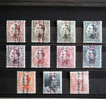 Spanje 1931 - Alfonso XIII. Overbelastingen “Spaanse, Postzegels en Munten, Gestempeld