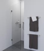 Profielloze Nisdeur 90 x 200 cm – RVS Scharnieren & Handvat, Ophalen of Verzenden, Nieuw, Glas, Bad