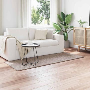 vidaXL Vloerkleden Rechthoekig SIROLO Zand 150 x 80 cm, Verzenden, Nieuw, Bruin