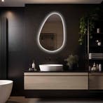 Loxa - Badkamerspiegel Venus Led 90x60cm, Verzenden, Nieuw, Ovaal