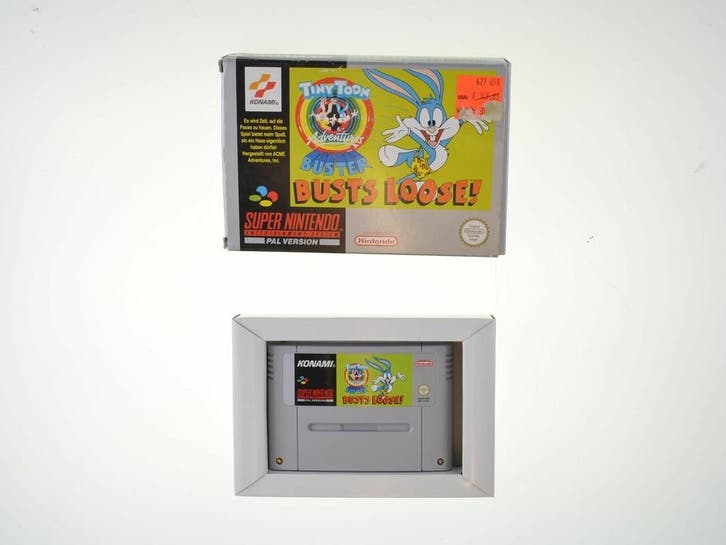 Tiny Toon Adventures Buster Busts Loose [Super Nintendo], Spelcomputers en Games, Games | Nintendo Super NES, Zo goed als nieuw