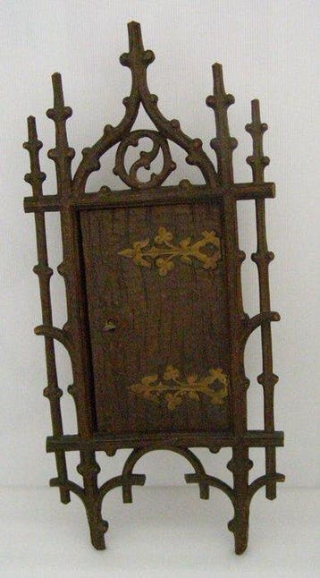 Kast - Vurenhout - Apothekerskast, Antiek en Kunst