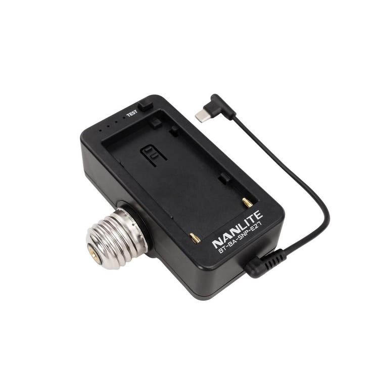Nanlite NPF Battery Adapter w/ E27 Head, Audio, Tv en Foto, Fotografie | Fotostudio en Toebehoren, Overige typen, Nieuw, Ophalen of Verzenden