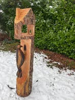 vogelhuisje hout specht, Ophalen of Verzenden, Nieuw