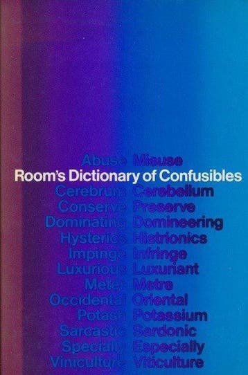 Rooms Dictionary of Confusibles - Adrian Room 9780710001207, Verzenden, Gelezen, Adrian Room