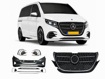 Voorbumper | Mercedes Vito / V-Klasse W447 | AMG-look bumper, Auto-onderdelen, Verzenden, Nieuw, Mercedes-Benz
