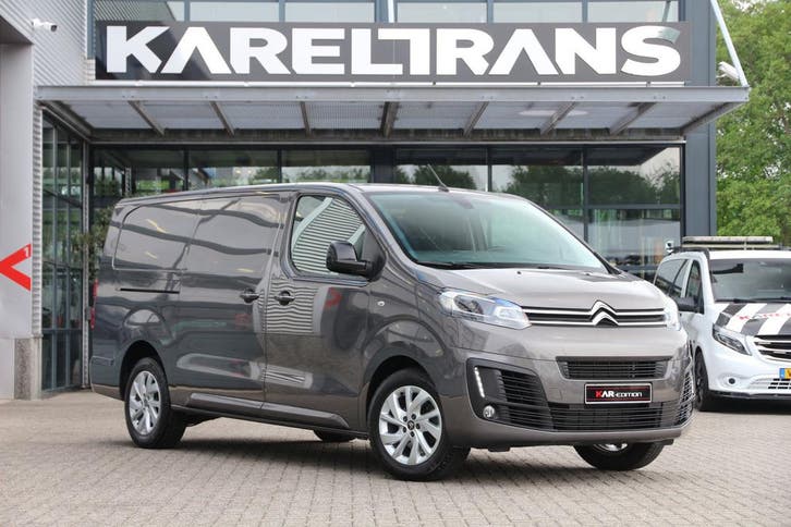 Citroën Jumpy 2.0 BlueHDI 180, Auto's, Bestelauto's, Lease, Zwart, Automaat, Financial lease, Zilver of Grijs, Gebruikt, Citroën