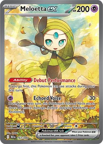Meloetta ex (BLK 167), Hobby en Vrije tijd, Verzamelkaartspellen | Pokémon, Nieuw, Ophalen of Verzenden