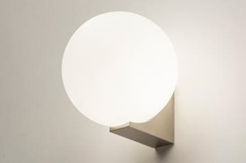 Rietveld Wandlampen - Staalgrijs - Glas, Staal, Metaal, Nikk, Huis en Inrichting, Lampen | Wandlampen, Verzenden, Nieuw