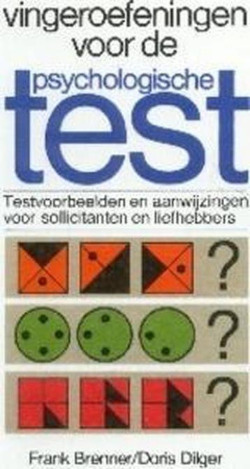 Vingeroefeningen voor de psychologische test - F. Brenner, Verzenden, Gelezen, F. Brenner