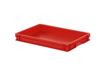 Stapelbak 600x400xH75mm gesl. GDH rood, Ophalen of Verzenden, Nieuw