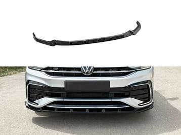 Voorspoiler voor VW Tiguan R-Line 2021-2024 | glans zwart