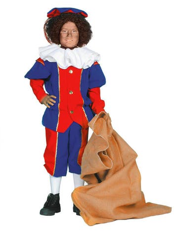 Pietenpak Gustavo Kind blauw/rood, Ophalen of Verzenden, Nieuw