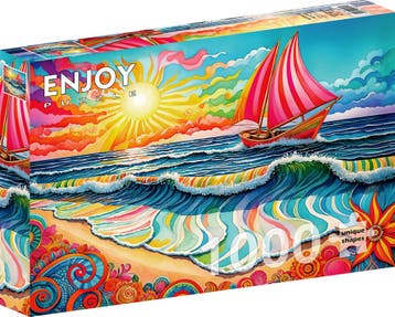 Sailing at Sunrise Puzzel (1000 stukjes) | Enjoy Puzzle -, Verzenden, Nieuw