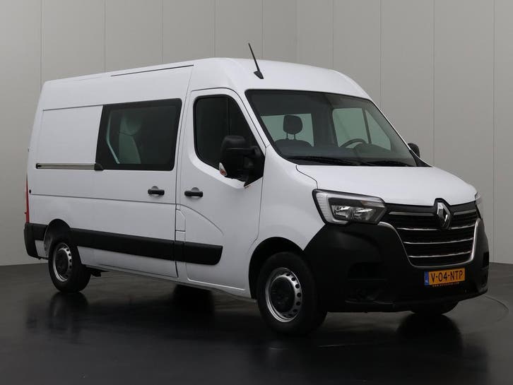 Renault Master 2.3DCi 150PK L2H2 Dubbele Cabine | 7-Persoons, Auto's, Bestelauto's, Lease, Overige kleuren, Handgeschakeld, Financial lease