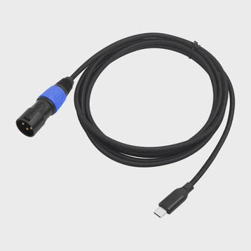 USB-C naar XLR Kabel - Hoogwaardige Audio-overdracht voor Ve, Verzenden, Nieuw
