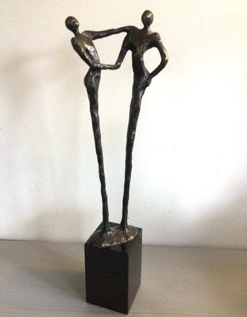 Corry Ammerlaan - sculptuur, “ DANK ! “ XL versie - 31 cm -, Antiek en Kunst, Curiosa en Brocante