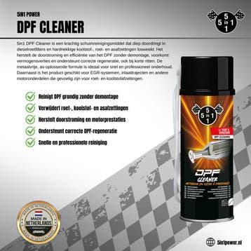 5in1 DPF Cleaner Spray 500 ml, Verzenden